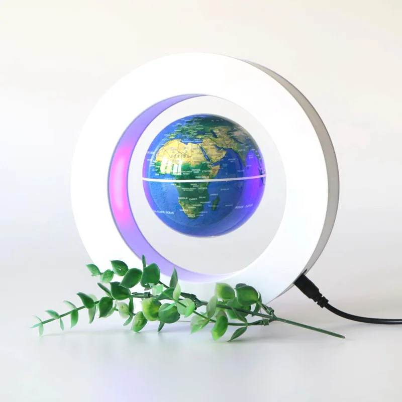 Ready To Ship Hot Selling O Base Led Lighting Levitating World Map Magnetic Floating Globe