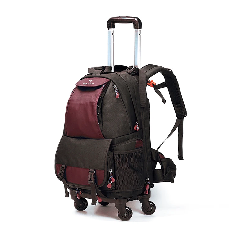 
Trolley bag guangzhou wheeled backpack camera trolley backpack 