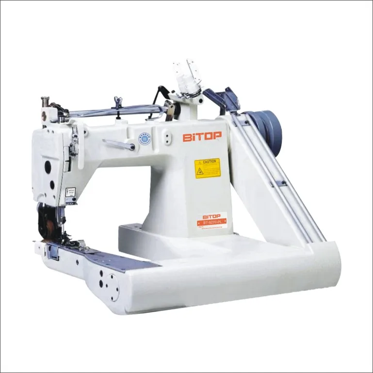 Two and three needle feed off the arm sewing machine with puller for shirts jeans