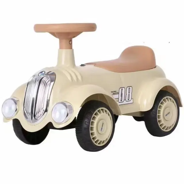 New Model Music Light Early Education Toy Hobbies Baby Sliding Vehicle 4 Wheel Kids Ride On Car For Toddler Balance Training