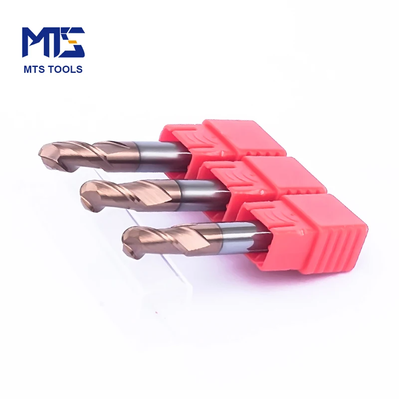 hot carbide spheric milling cutter amana cnc bits aluminum router bit HRC55 2 flute ball nose end mill 4mm alu power end mill
