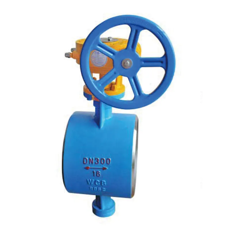 D363 D663 D963F/H/Y butt welding Triple eccentric two-way seal butterfly valve