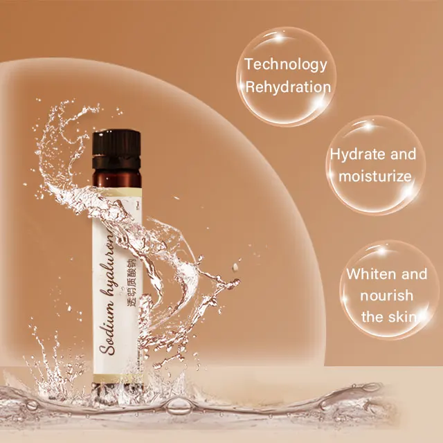OEM Bottled Customized Beauty and Health Care Sodium Hyaluronate Oral Hyaluronic Acid