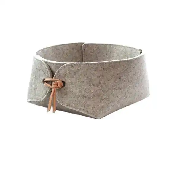Wholesale Storage Box Desktop Organizer Office Storage Box Nordic Felt Storage Basket Felt Drawer Organizers