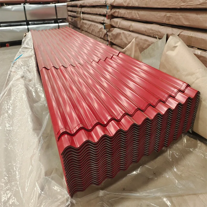 Предварительно окрашенный лист кровли из гофрированной оцинкованной стали Aluzinc цена включает в себя услуги по обработке резки гибкой сварки