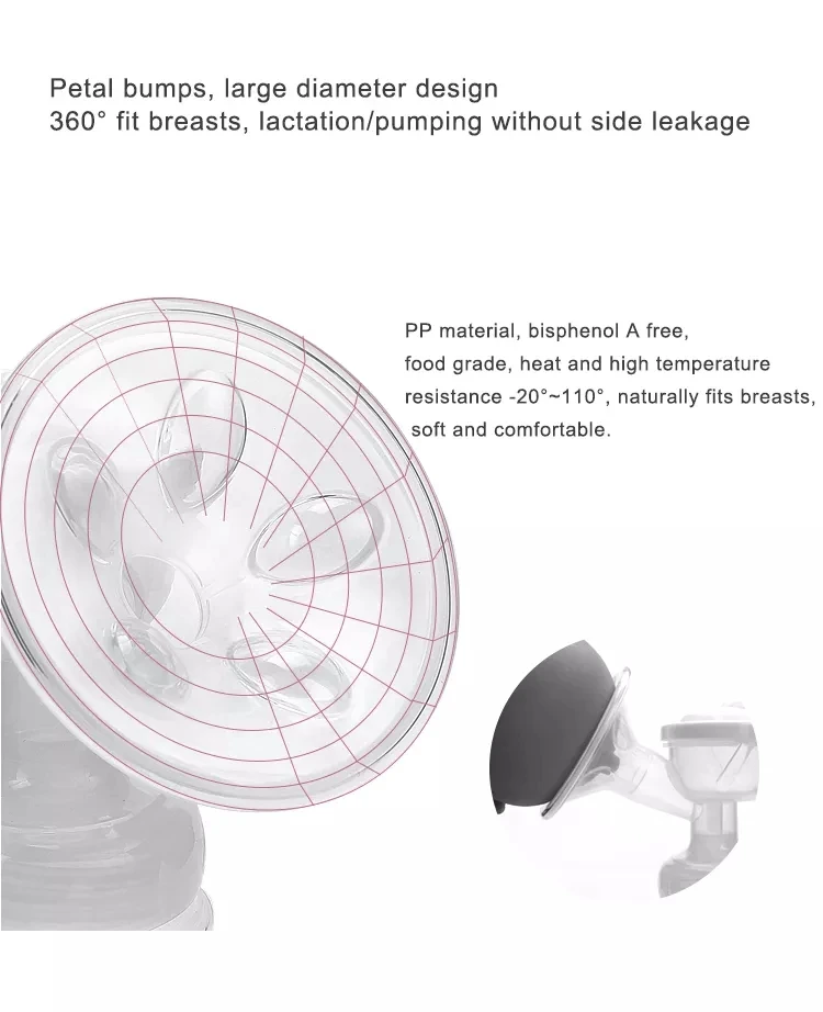 Double Suction Baby Feeder Massage Moms Helper hands free Electric Breast Pump Bottle Milk Extractor Reast Pump