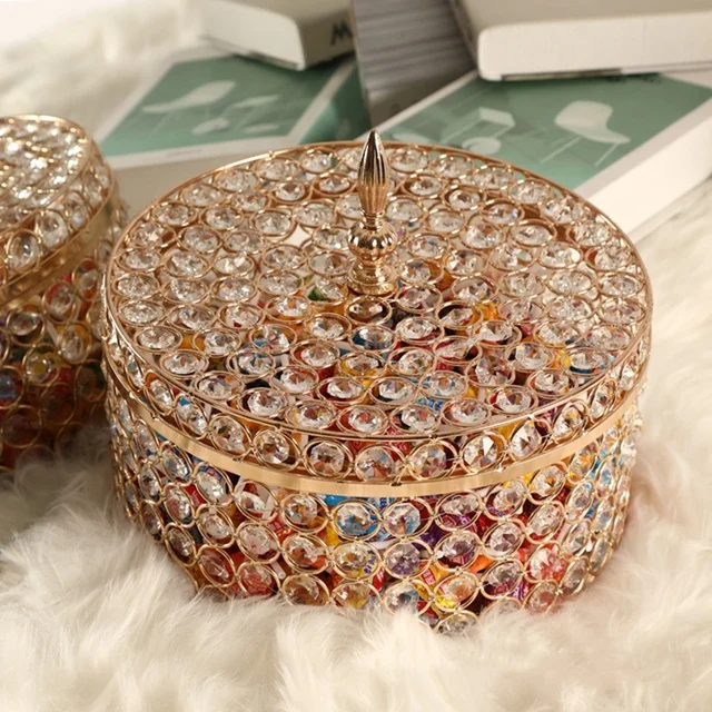 Поднос в европейском стиле, металлические акриловые банки, Хрустальная посуда, посуда для хранения, посуда, десерт, демонстрация, шкатулка для ювелирных изделий, украшение для дома 1527