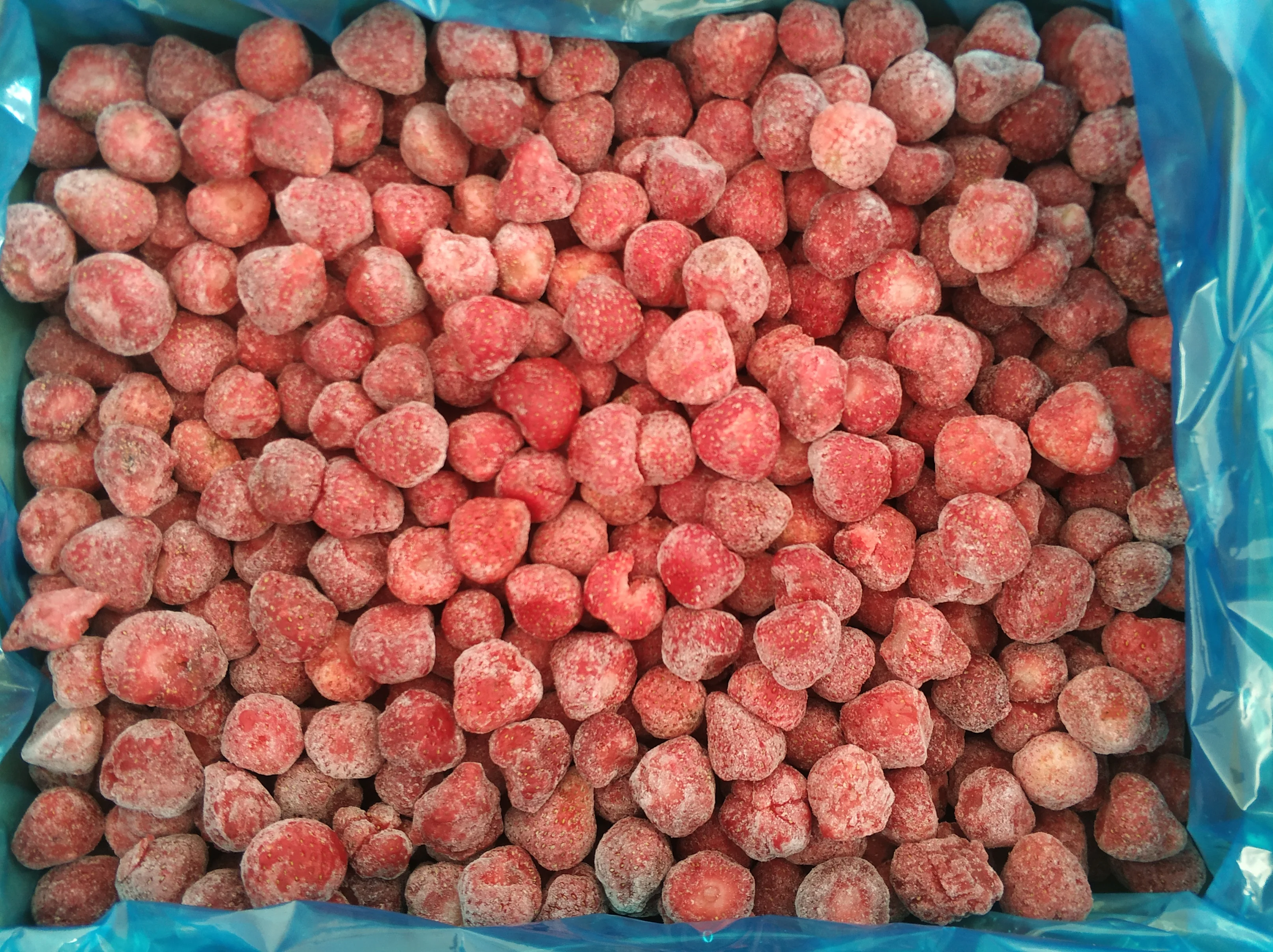Замороженная свежая клубника IQF замороженная сладкая фрукты