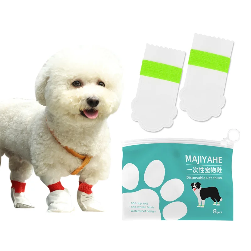 Wholesale Dog Snow Boots Dog Waterproof Shoelaces Reflective Stripes Sturdy Non-Slip Sole Dog Paw Protector