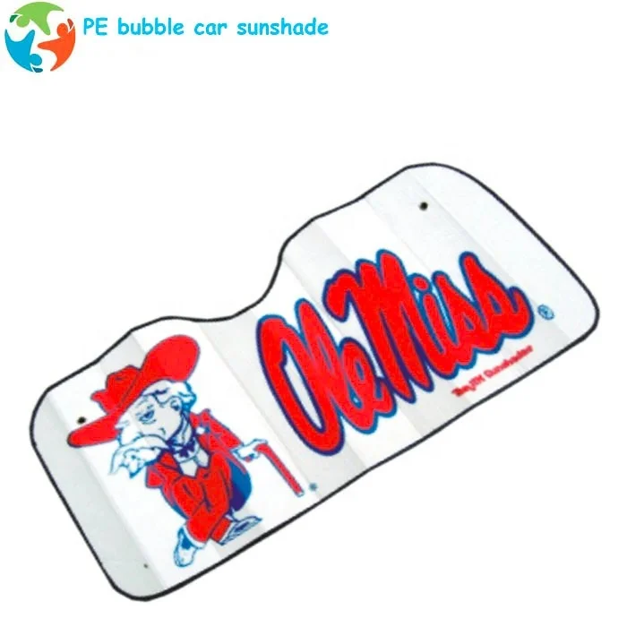 Reflective PE bubble sunscreen universal 130x60 cm car front window sunshade