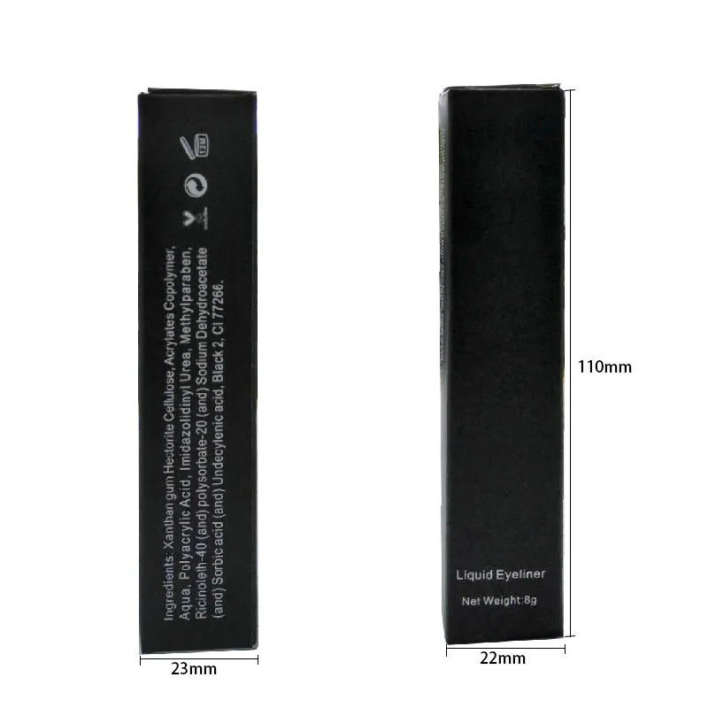 Cosmetics Makeup 24H Long Lasting private label Matte Black Liquid Eyeliner