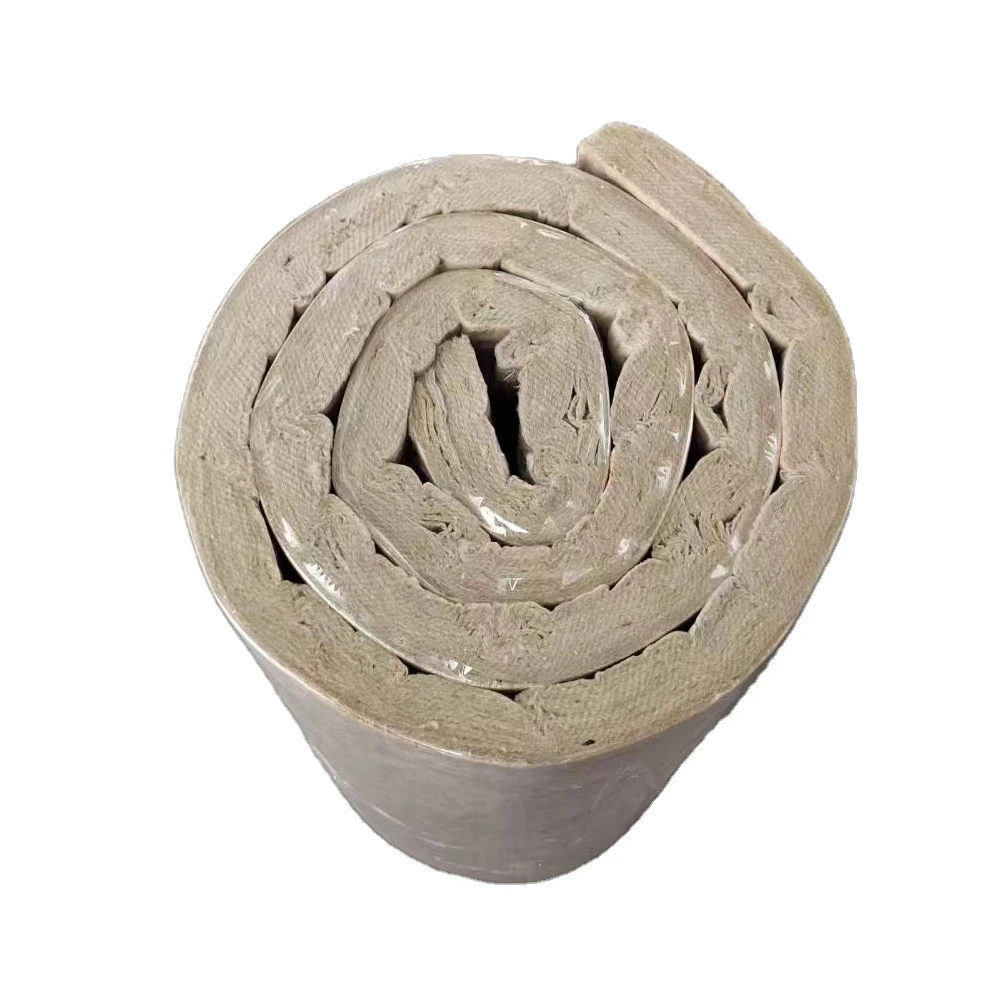 Thermally Insulated Sound Absorbing Materials Shrink Packing Fireproof Mineral wool board roll felt  For Steel Buildings Roof