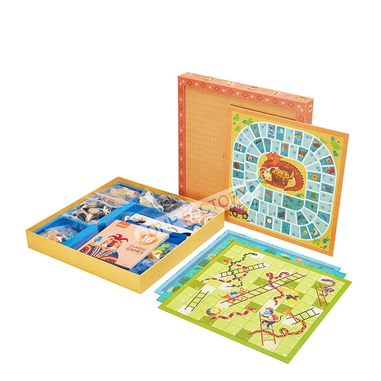 Wholesale Manufacturing Popular Gift Set Design Custom High Quality Printing Kids Indoor Play Fun Board Games