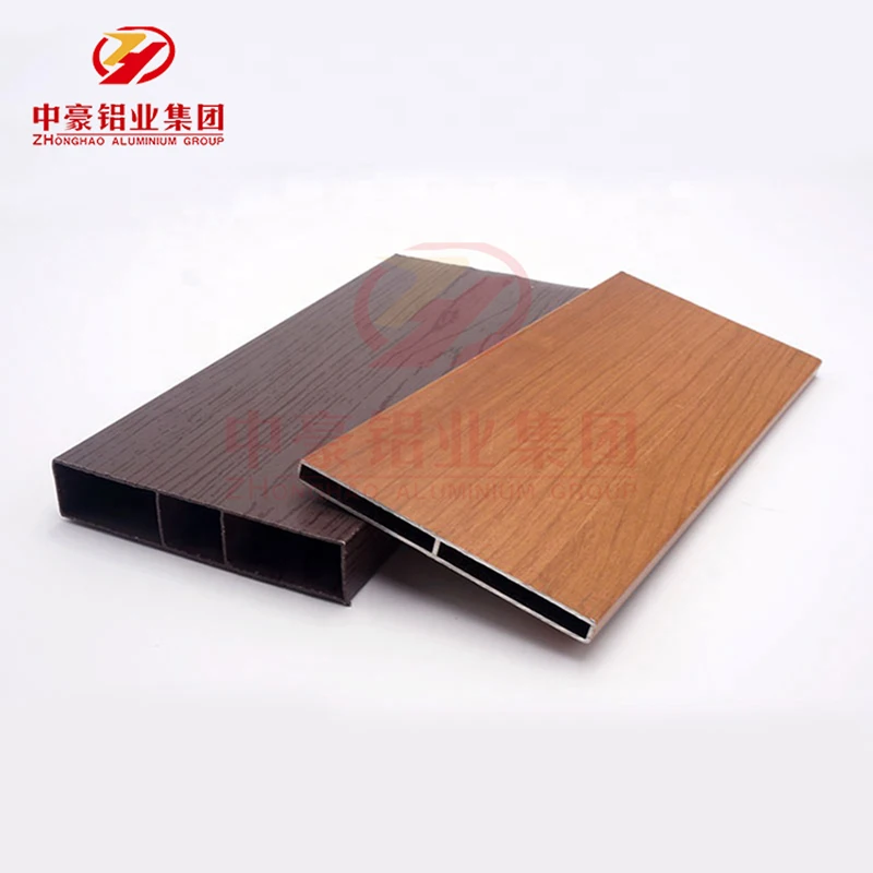 Экструзионный алюминиевый профиль деревянный на заказ