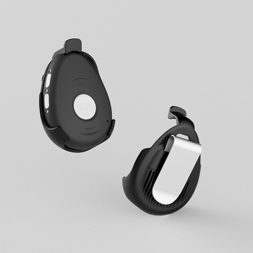 Global GPS Tracker Pendant Senior Children Anti-Lost 4G LTE Belt Clip Keychain Bags Precise Positioning Waterproof LBS Locator