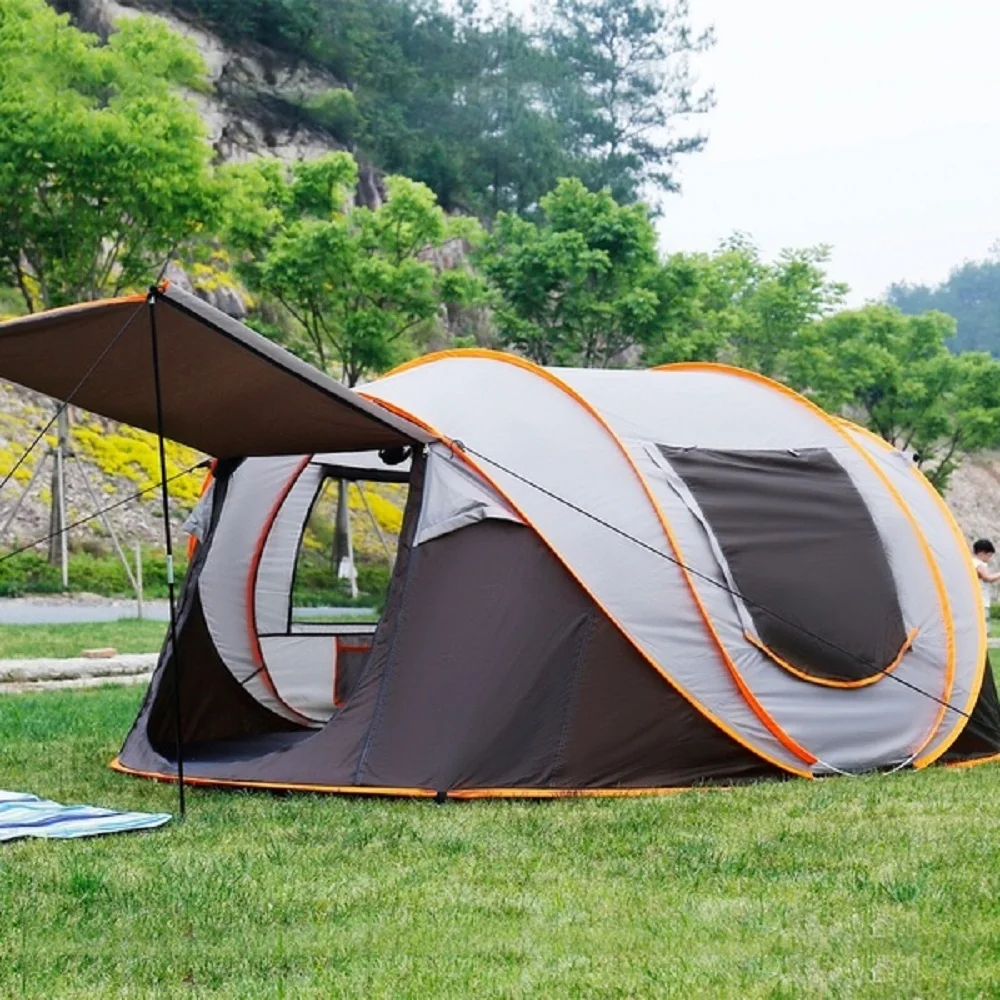 Acome Glamping Camping Tent 4 Person Suppliers Portable Foldable Automatic Pop Up Outdoor Automatic Tent  Waterproof Tent