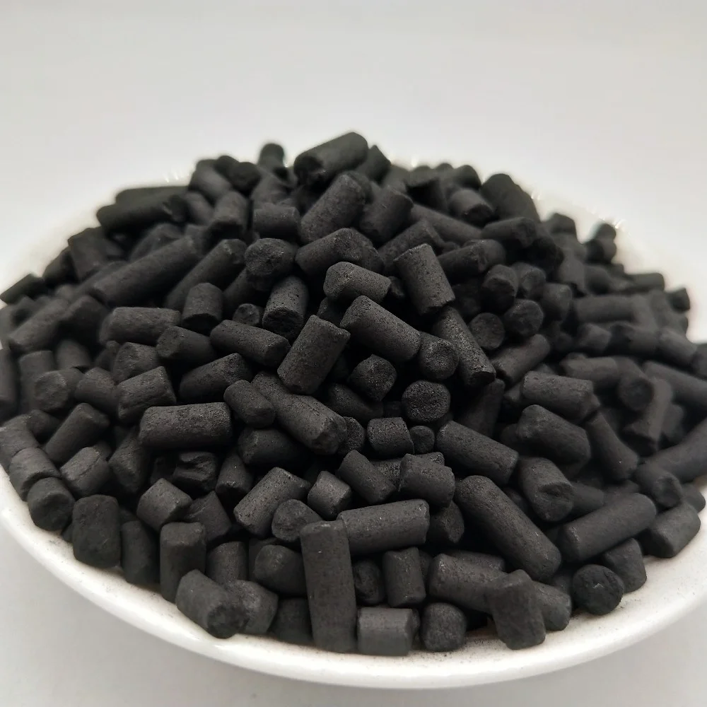 Premium Quality Coal Based Bulk Pellet Columnar Activated Carbon for Air / Water Purification