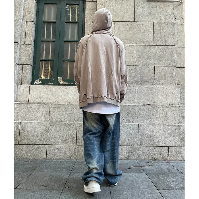 BILLIONS Custom full zip up hoodie skull printed custom made heavy weight zip up hoodie