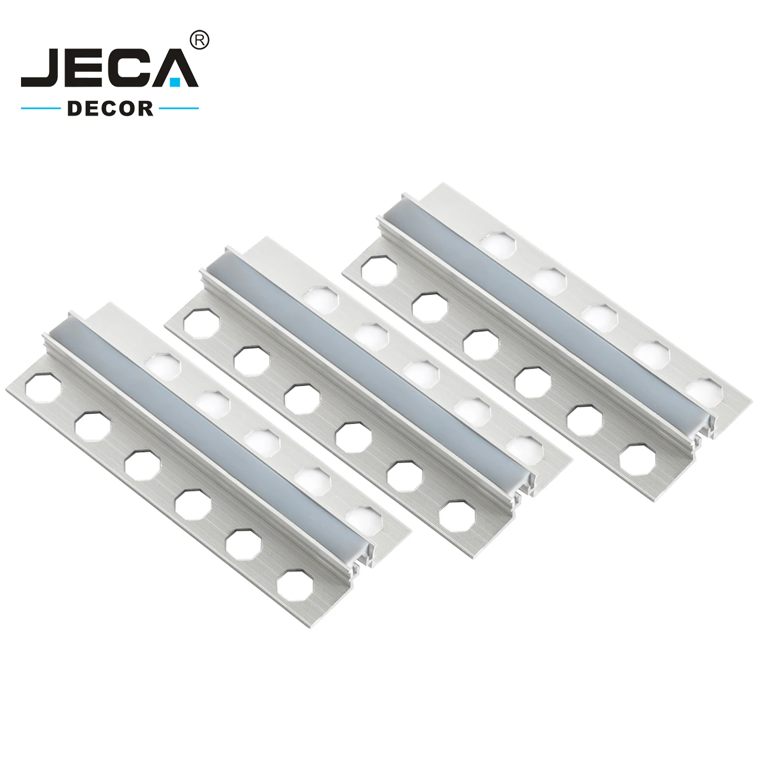 JECA, заводская цена, профили соединений для переходов пола, многоцветная алюминиевая плитка, бесплатный образец