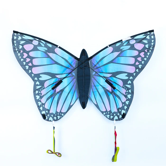 Blue butterfly single line kite Children outdoor sport toy flying kites