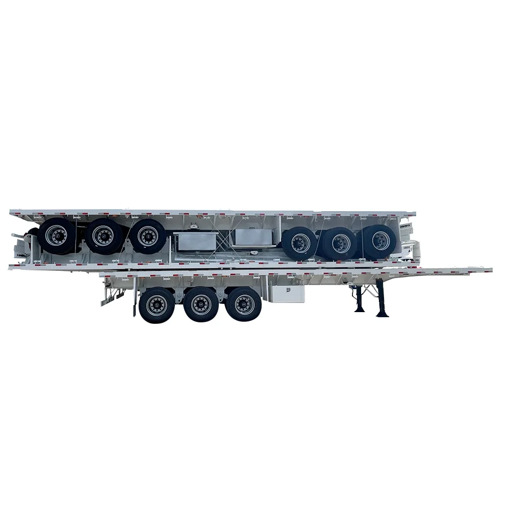 2023 CAMC Vehicle Master 3 Axles 40ft Container Flatbed Semi Trailer