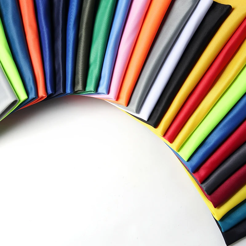 
China Fabrics Factory Soft Well 100% Polyester Fabric In Knitting Stretch Super Poly Fabric For Clothing 