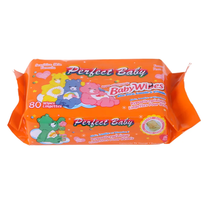 High quality Customized Skin friendly Baby Soft Wet wipes