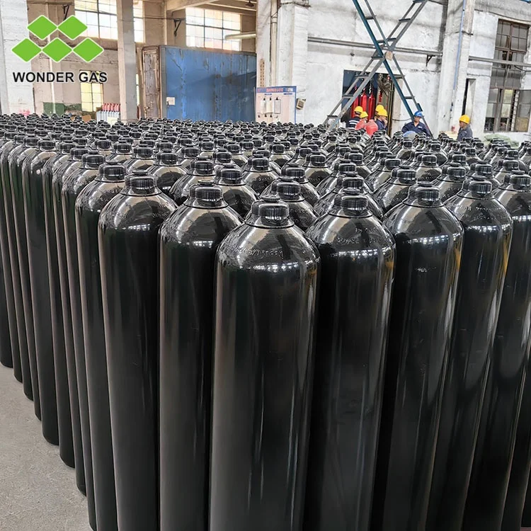 Reliable Quality 20L 30L 40L 50L 55L 229mm DNV Gas Cylinder ISO 9809-1 For Oxygen Nitrogen Argon Helium Co2 DNV Gas Tank