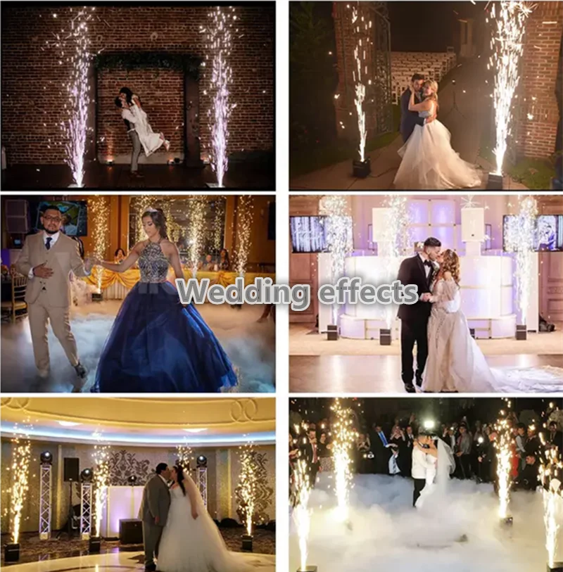 Mini 650W DMX Dj Party Events Cold Fireworks Making Machine Wedding Stage Cold Spark Machine Wireless