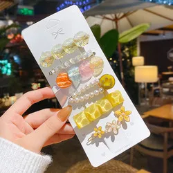 Лидер продаж симпатичная женская заколка с жемчугом в стиле instagram супер волшебная для