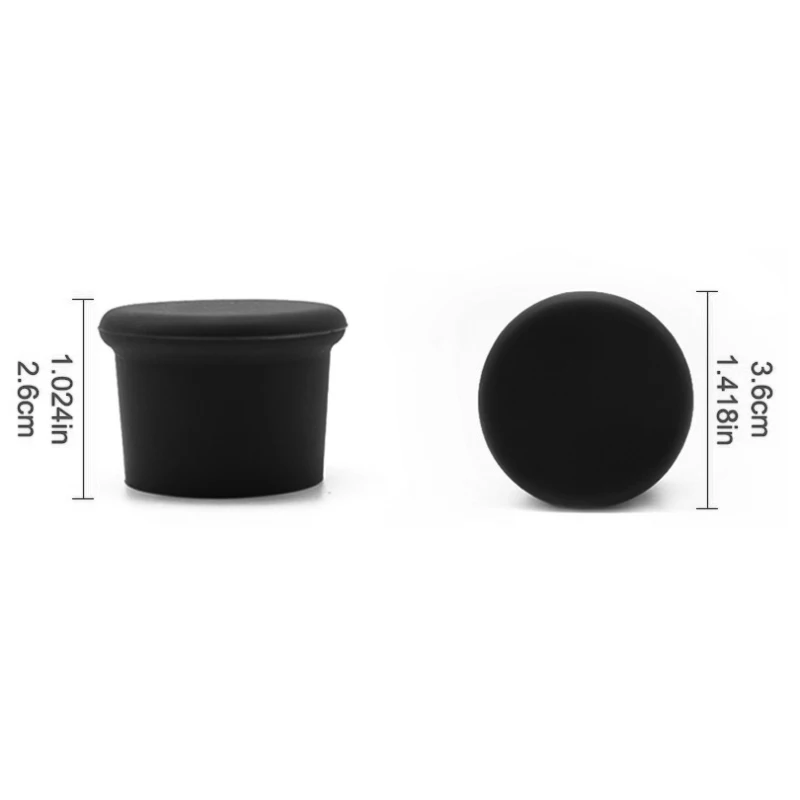 Food Grade Pure Silicone Whiskey Wine Bottle Cork Stopper Champagne Caps