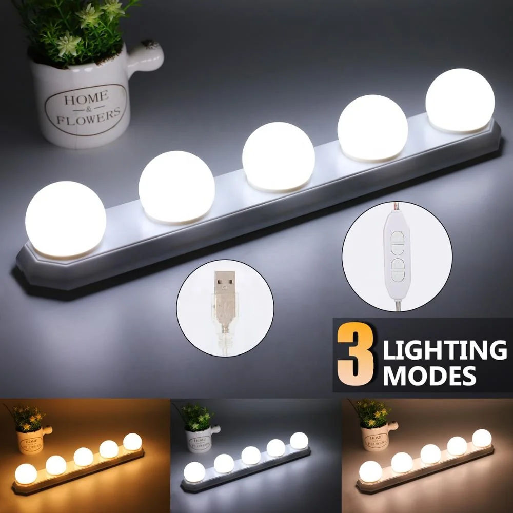 LED Makeup Light Bulb Dimming bathroom Light LED Bulbs DIY Hollywood Cheaper CCT Decorated Lamp