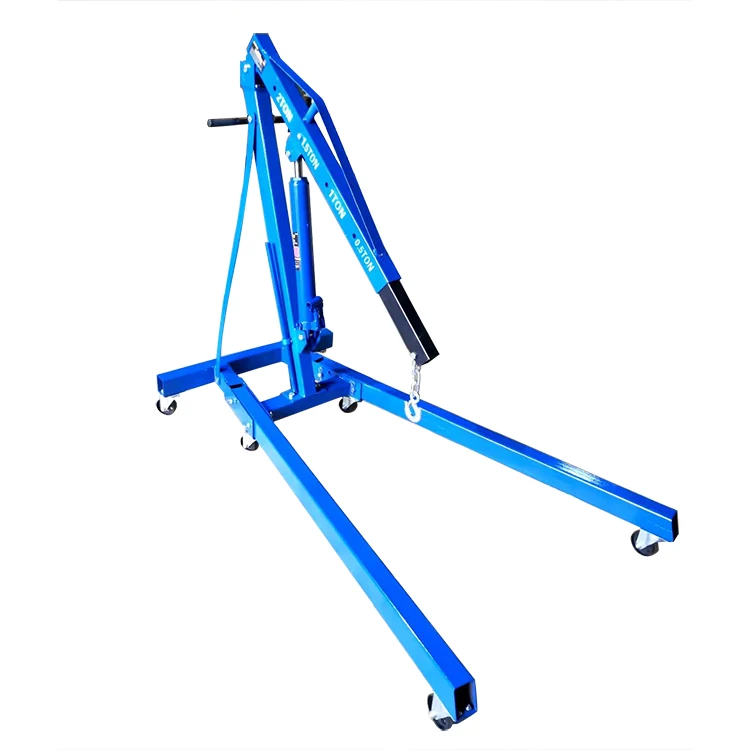 Professional Portable Engine Lifter 2 Ton 3 Ton Folding Hydraulic Engine Lifting Shop Crane Hoist