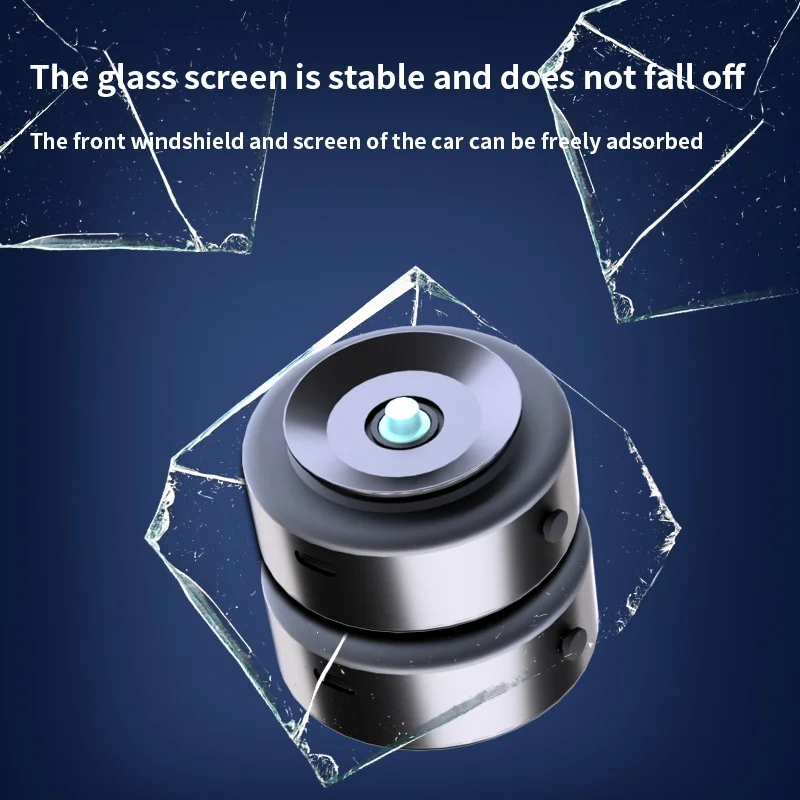 Best Selling Products 2024 Universal Stable Magnetic Glass Vacuum Adsorption Suction Phone Vacuum Mobile Phone Holder For car