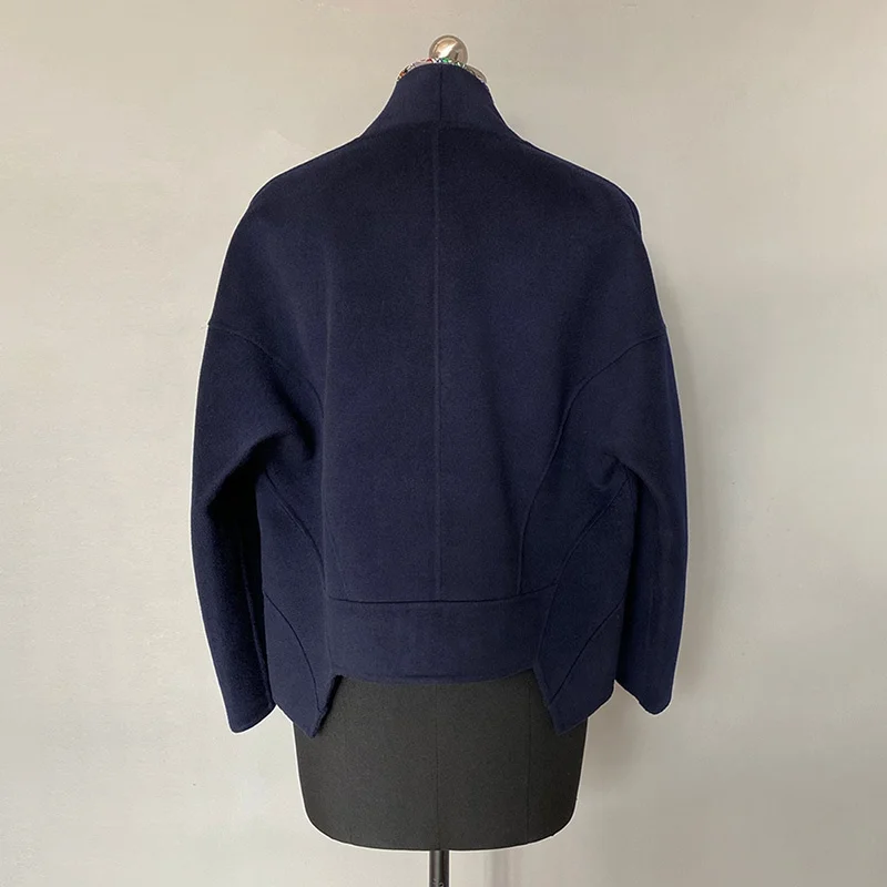 Wholesale Formal Office Wool Trench Coat Women Newest Winter Woolen Genuine Wool Coat