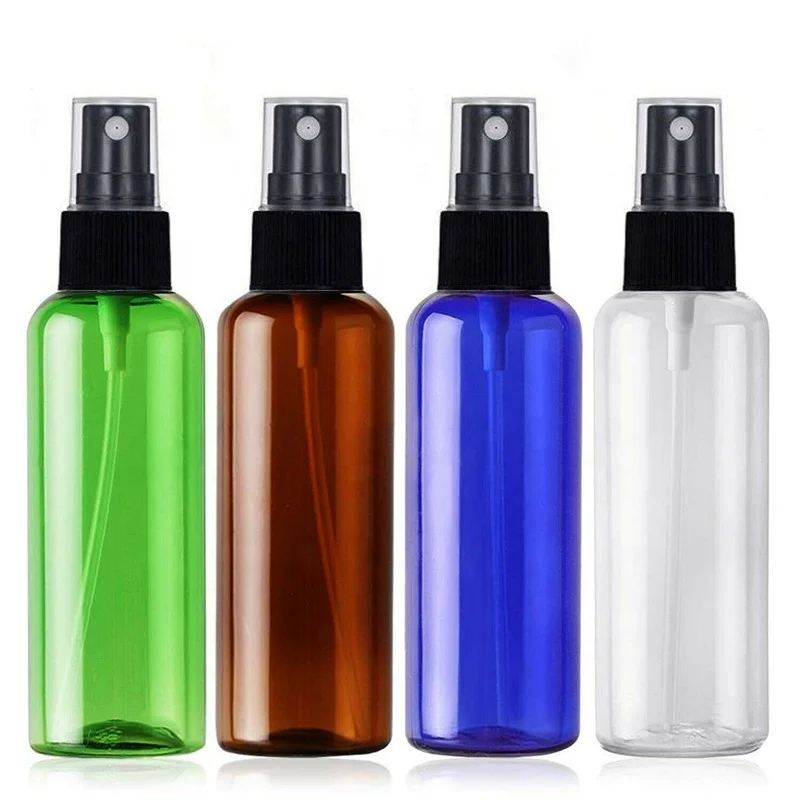 5ml-500ml HDPE and PET Empty White and Clear Perfume Refillable Plastic Spray Bottles with Fine Mist Sprayer Pump