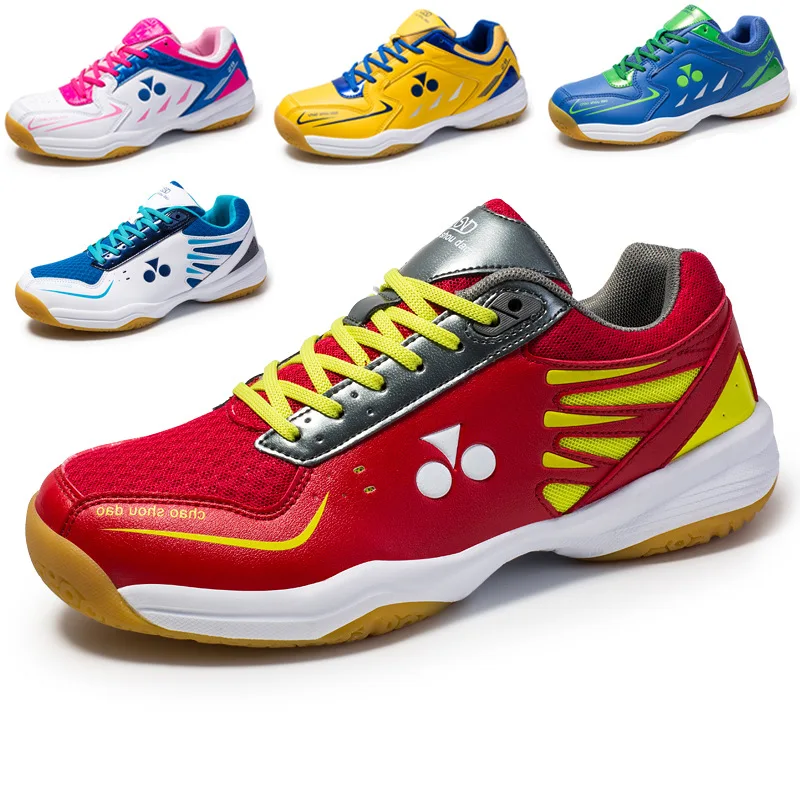 Indoor Outdoor Rubber Adult Running Sneakers Shoes Non-slip Professional Badminton Sport Shoes For Men Women