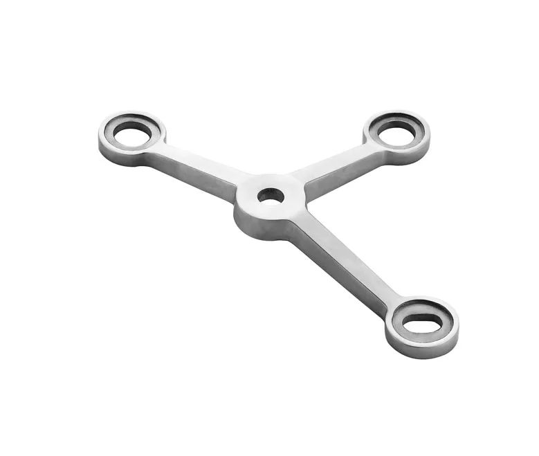 Three Claws Stainless Steel Glass Spider Fittings Building Curtain Glass Wall Accessories Spider Glass Fitting