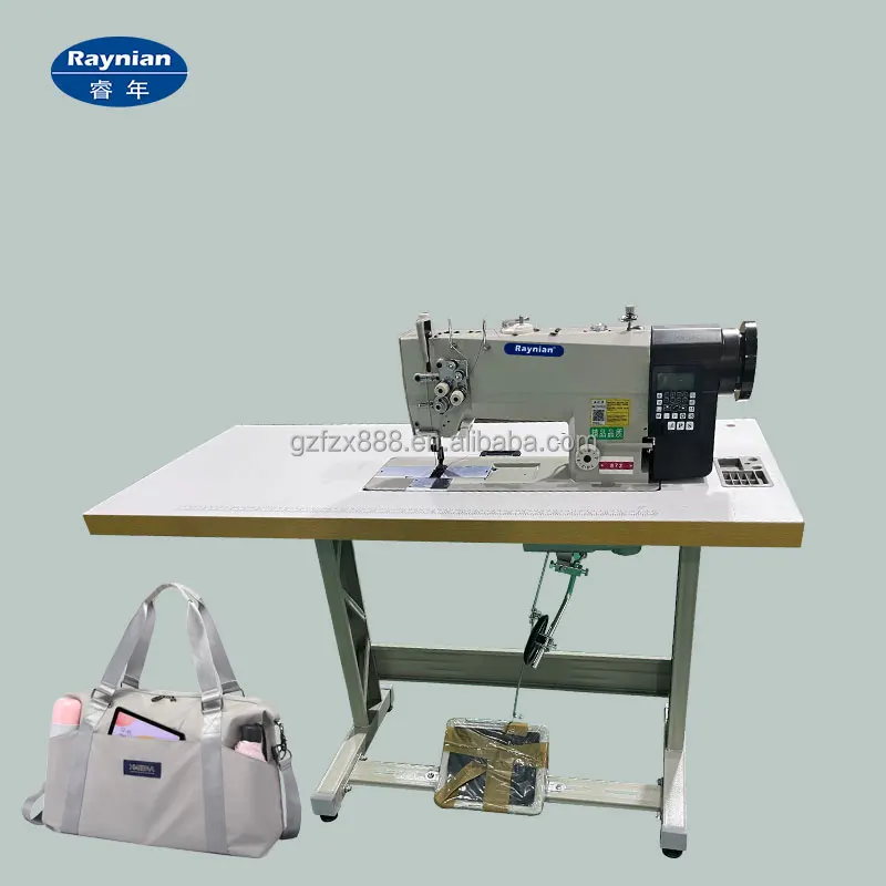 Raynian-872 double needle walking sewing machine, for the handbag industry double needle long arm sewing machine