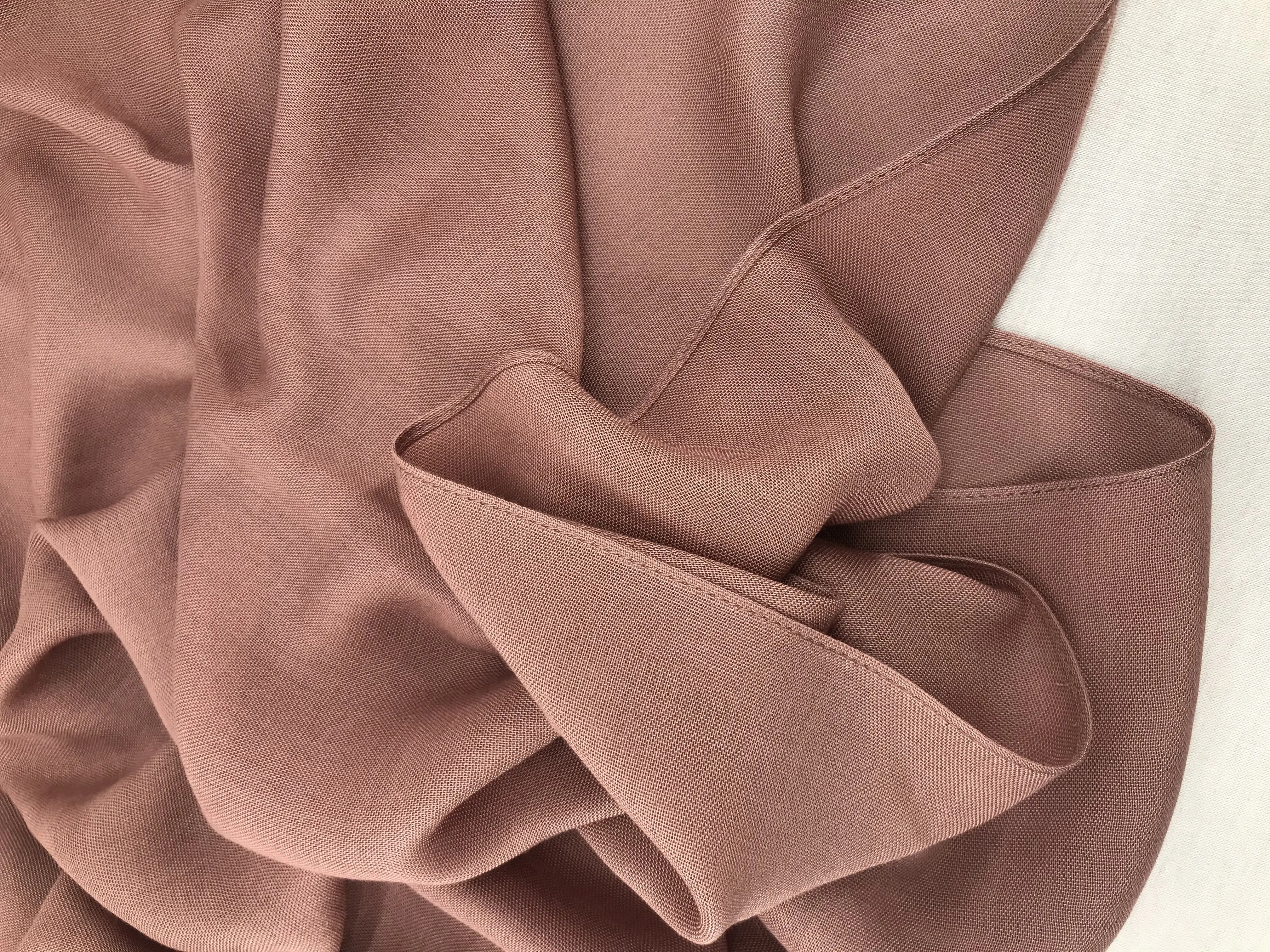 Brand New Excellent Quality Bamboo Modal Hijab Elegant Stitching Hijab Luxury Soft Scarf  For Muslim Women Shawls