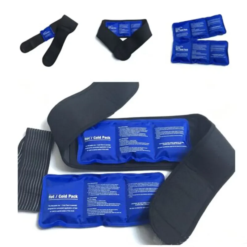 OEM Reusable Hot and Cold Therapy Gel Wrap Support Injury Recovery, Alleviate Joint and Muscle Pain
