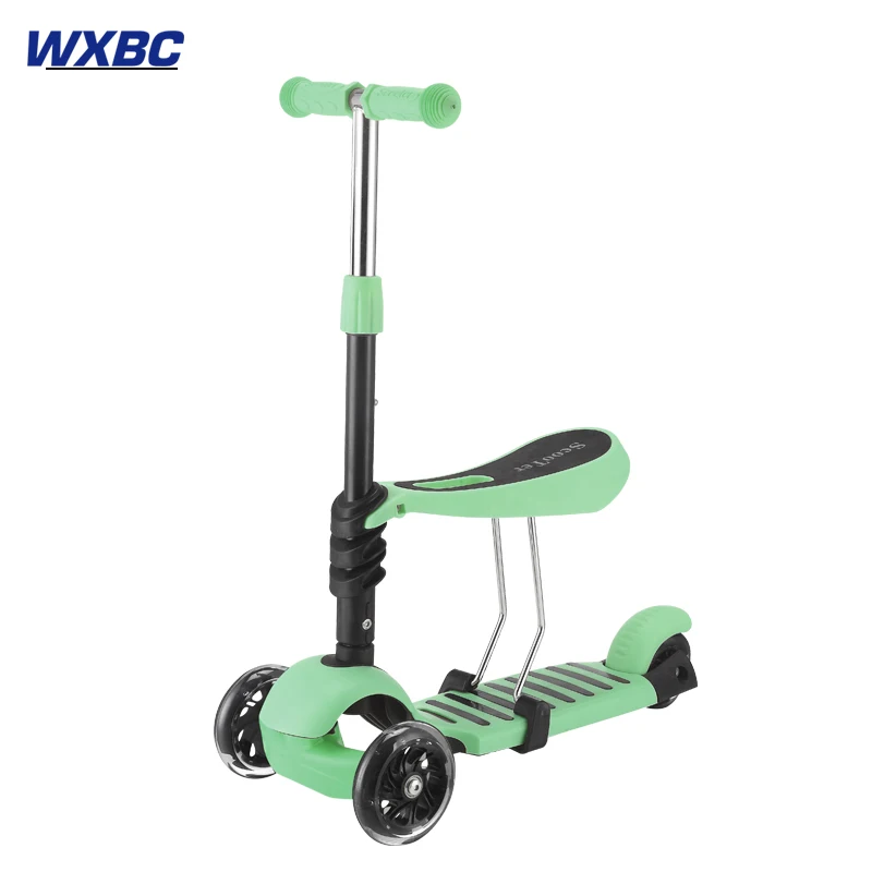  2021 new ride on toys children kids baby kick scooter foot with PU