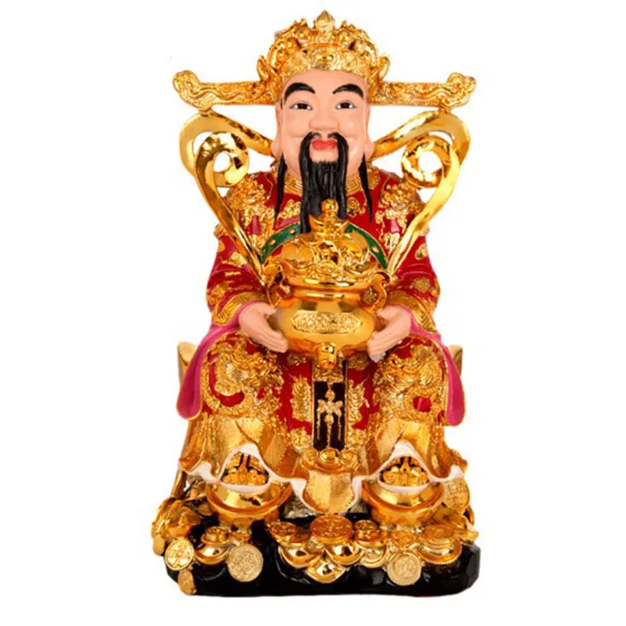 Китайский фэн-шуй Бог богатства CAI Shen статуя
