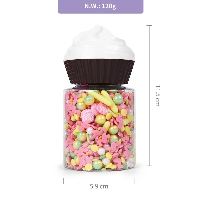 Valentine Bakery Pink Rose Pressed Candy Edible Union Colour Sugar Beads European Standard Mixed Sprinkles For Cake Topping Deco