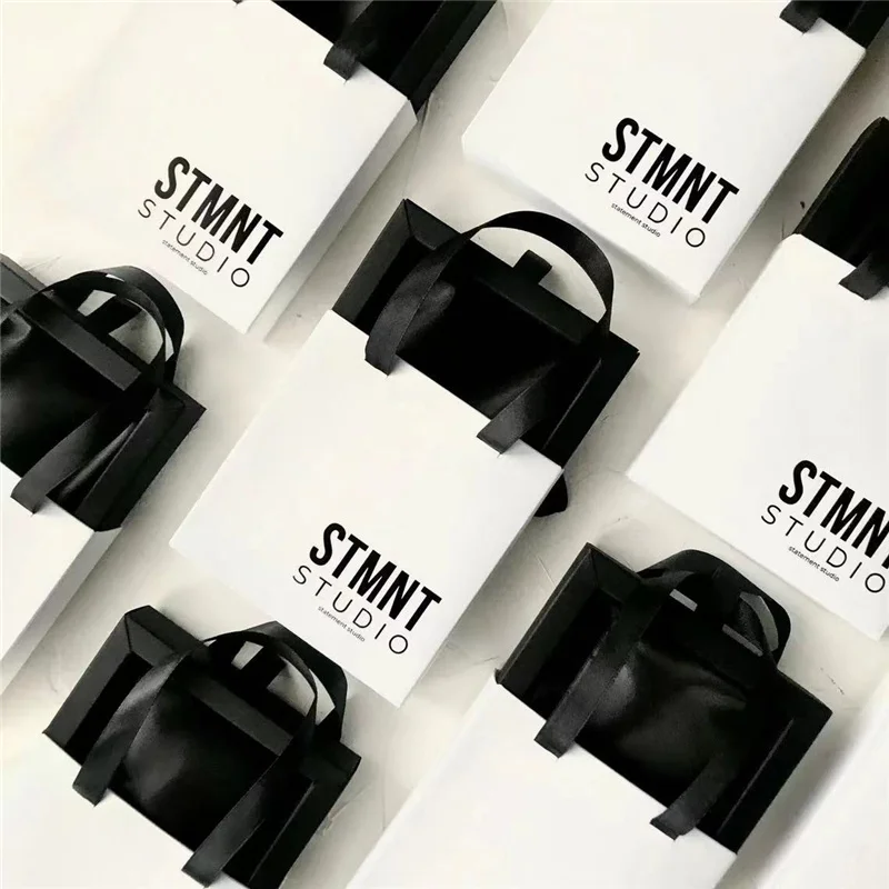 Подарочные коробки для ювелирных изделий с серебряным логотипом на заказ, ящик для колец, браслетов, ожерелий, коробки для ювелирных изделий с бумажной упаковочной коробкой для ювелирных изделий