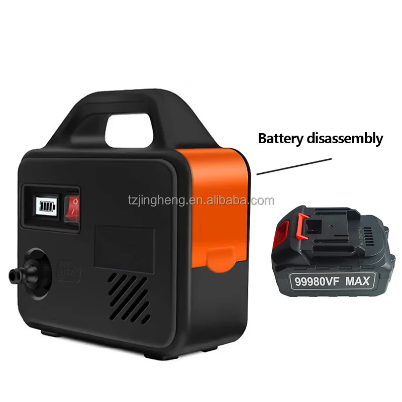 Lithium battery water pump agricultural irrigation diaphragm pump 100W 21V charging high -pressure water pump