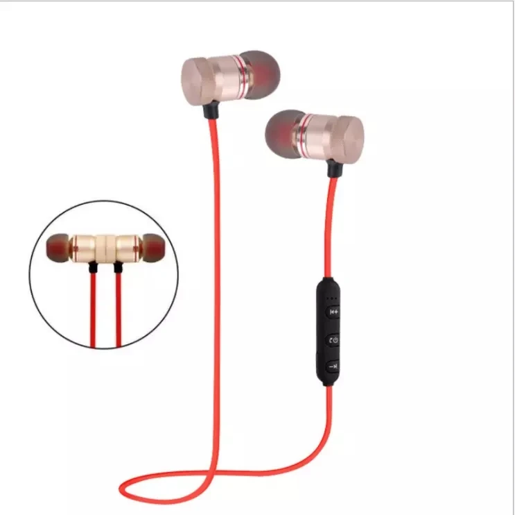 Наушники магнитные беспроводные наушники BT4.2 M9 XT6 спортивные беговые Hands Free Earbuds