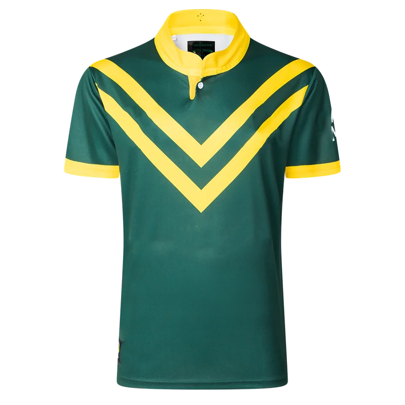 2025 новый дизайн Arl Australia Kangaroos Pacific Gallagher Home для взрослых Nrl Регби Лига рубашки поло мужчин и детей