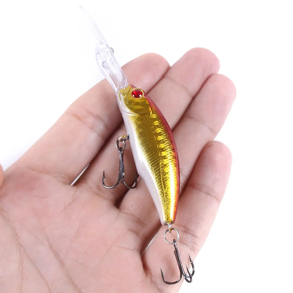 10cm-7g Factory Price Artificial hard bait minnows lures jerkbait for saltwater freshwater fishing