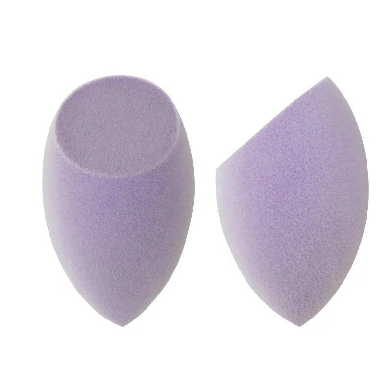 Dual Layer Fuzzy Velvet Microfiber Makeup Sponge Blender With Micro Fiber Flocked Face Beauty makeup tool
